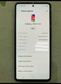 SAMSUNG A52 S. 5G (kot addu)