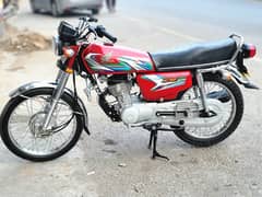 HONDA CG 125 2023 RED MODEL IN SUPER LUSH CONDITION