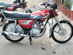 HONDA CG 125 2023 RED MODEL IN SUPER LUSH CONDITION