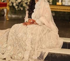 heavy tail maxi ,handmade work , full heavy walima maxi