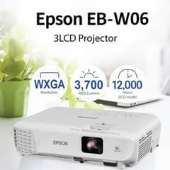 Epson W06 Projector Sharp HD, Super Bright, Ideal for Home & Office