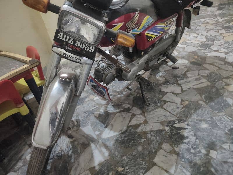 Honda CD 70 21 model all Punjab no 9