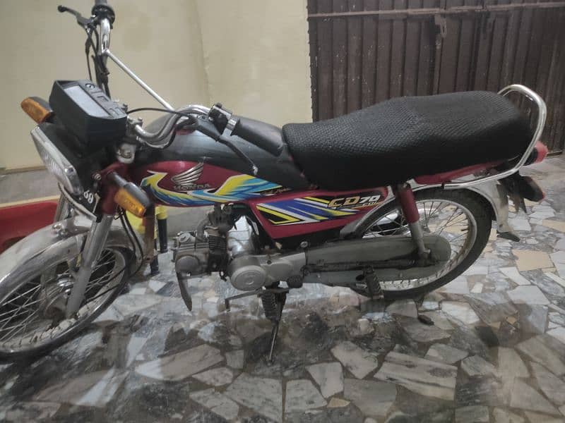 Honda CD 70 21 model all Punjab no 10