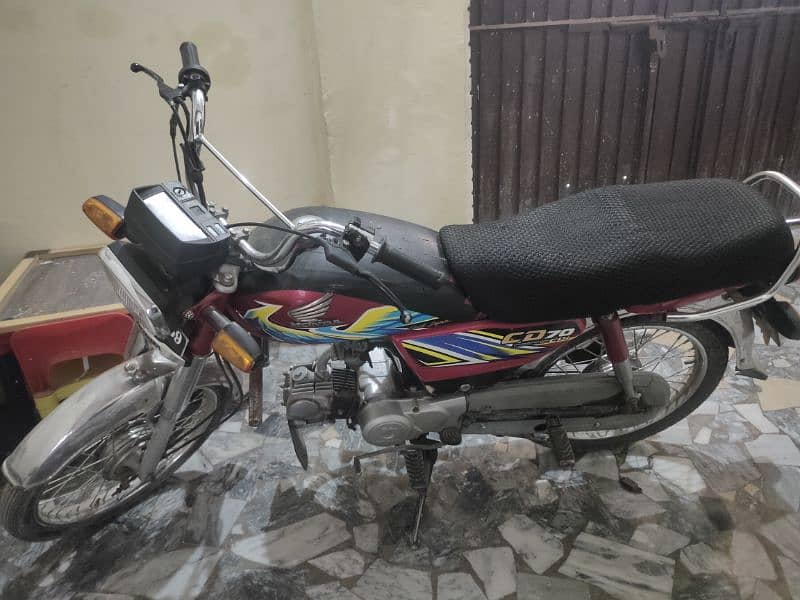 Honda CD 70 21 model all Punjab no 12