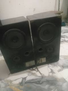 Amplifier with 6 inch sapkers