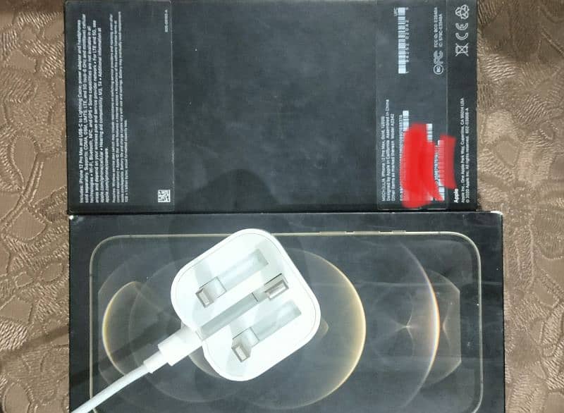 iphone 12 pro max  128gb PTA approved with Box Charger 3