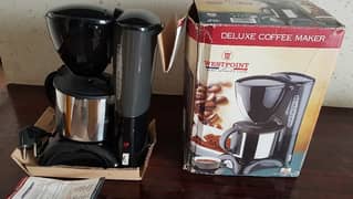 brand new coffee maker not used once , having warranty card