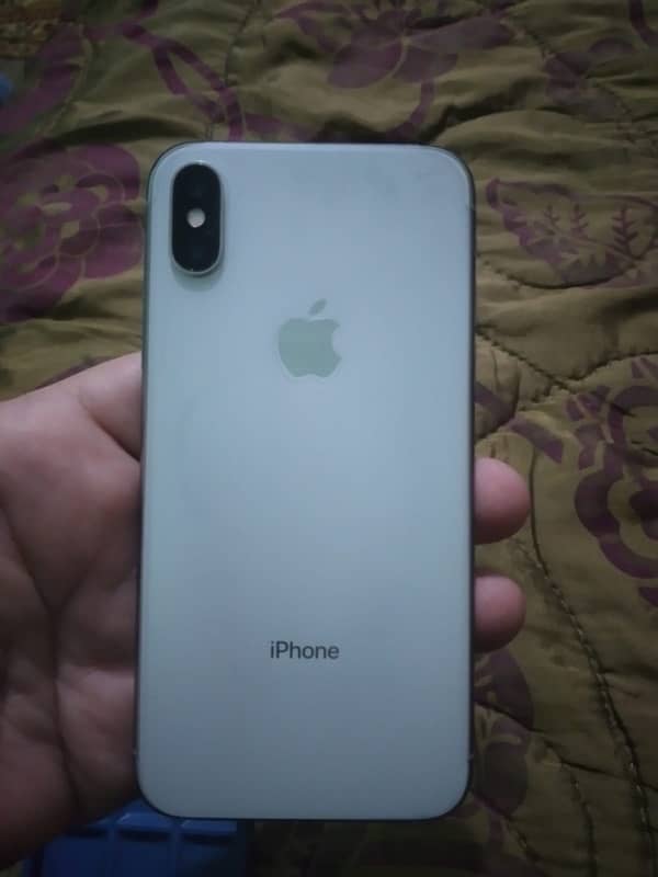 I phone X white colour 0