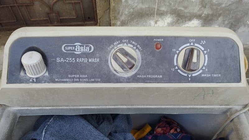 super asia washing machine (used) 2