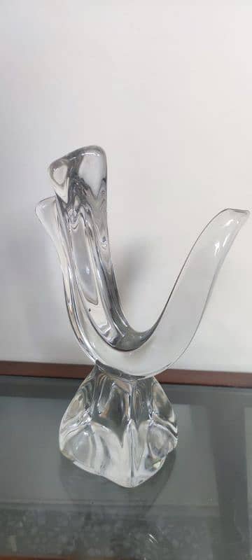 DAUM FRANCE CRYSTAL FIGURE, Dolphin 11