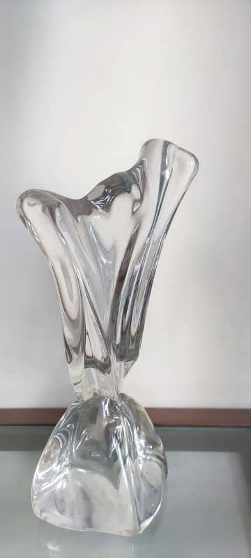 DAUM FRANCE CRYSTAL FIGURE, Dolphin 13