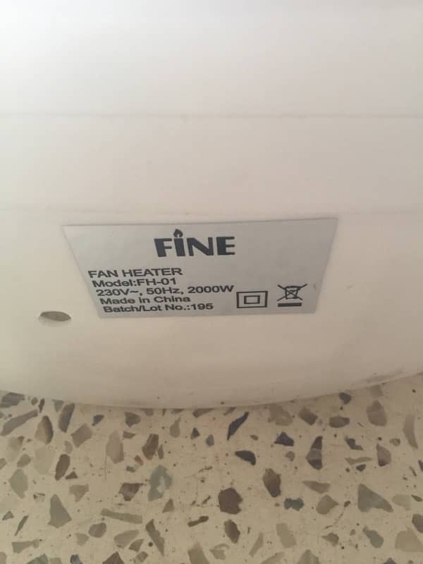 fine company electric heater 2