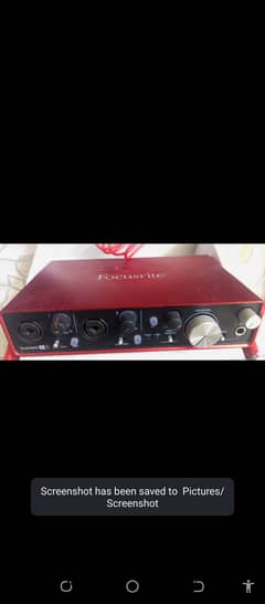 Focuseite 2i4 2nd gen interface/sound card