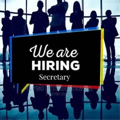 Female secretary required for office