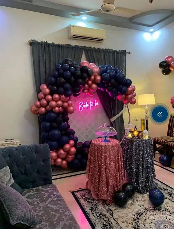 Birthday Event Planner Wedding Nikah Anniversary decorations 7