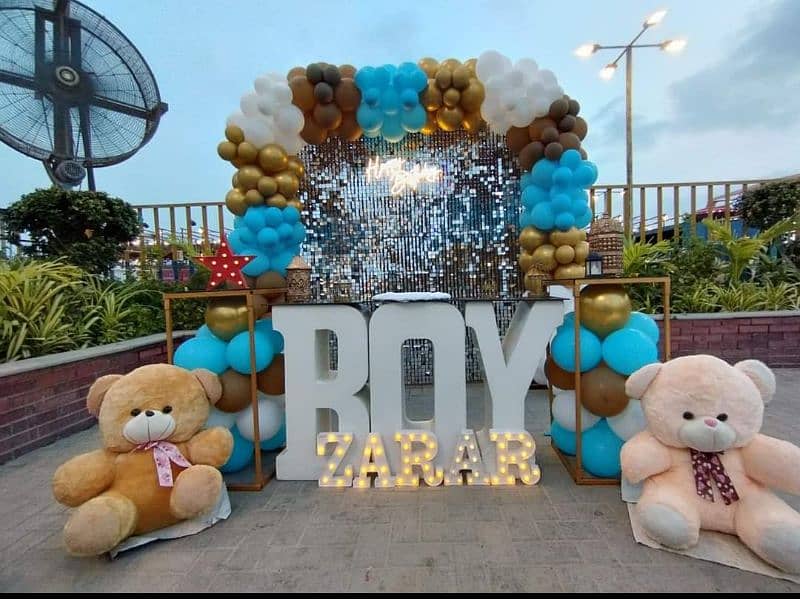 Birthday Event Planner Wedding Nikah Anniversary decorations 8