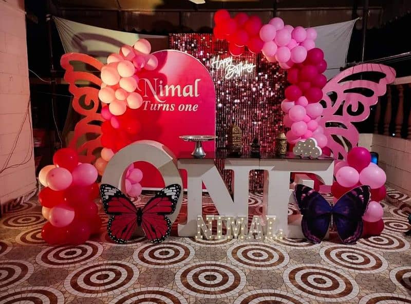 Birthday Event Planner Wedding Nikah Anniversary decorations 9