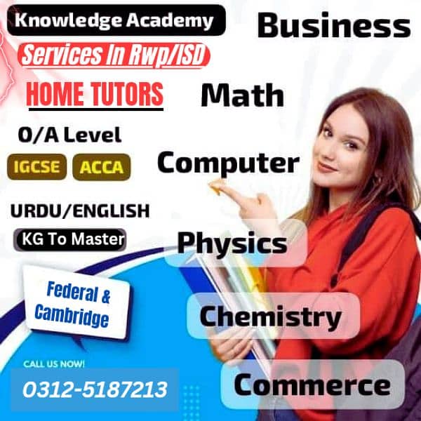 Home Tutor,Online Tutor,Home Tution,O/A level,Kg,Montess,IGCSE,English 0