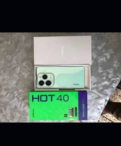 Infinix hot 40 12/256 Gb only one month used pta approved