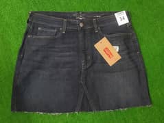 branded Denim skirt export lot