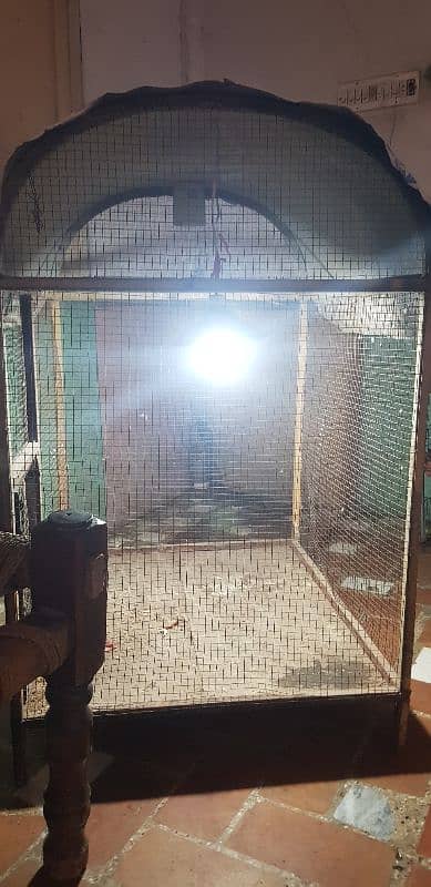 cage best for parrots and chickens good conditions 0