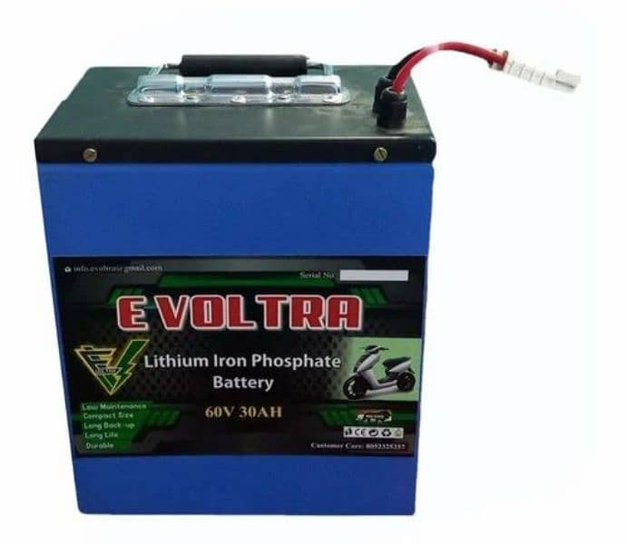 New Electric bike battery 60v with bms connected 0