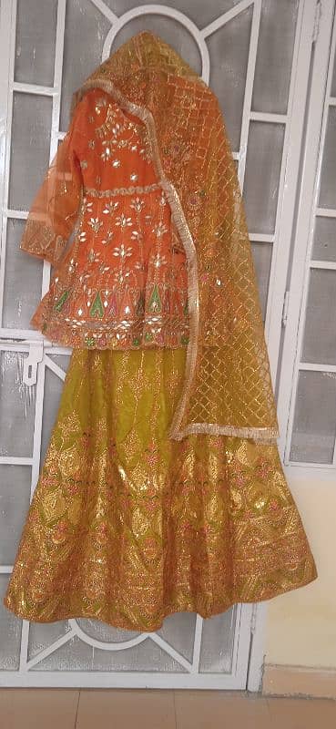 mehndi lehnga set 1