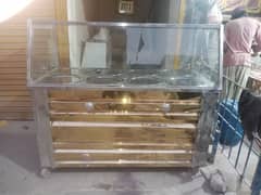 Stainless steel saalan counter