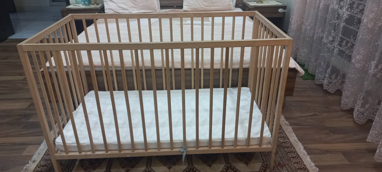 IKEA Sniglar Cot for sale with IKEA mattress 2