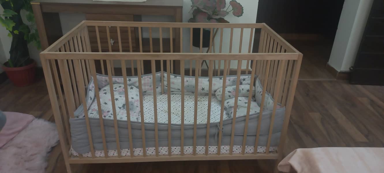 IKEA Sniglar Cot for sale with IKEA mattress 4