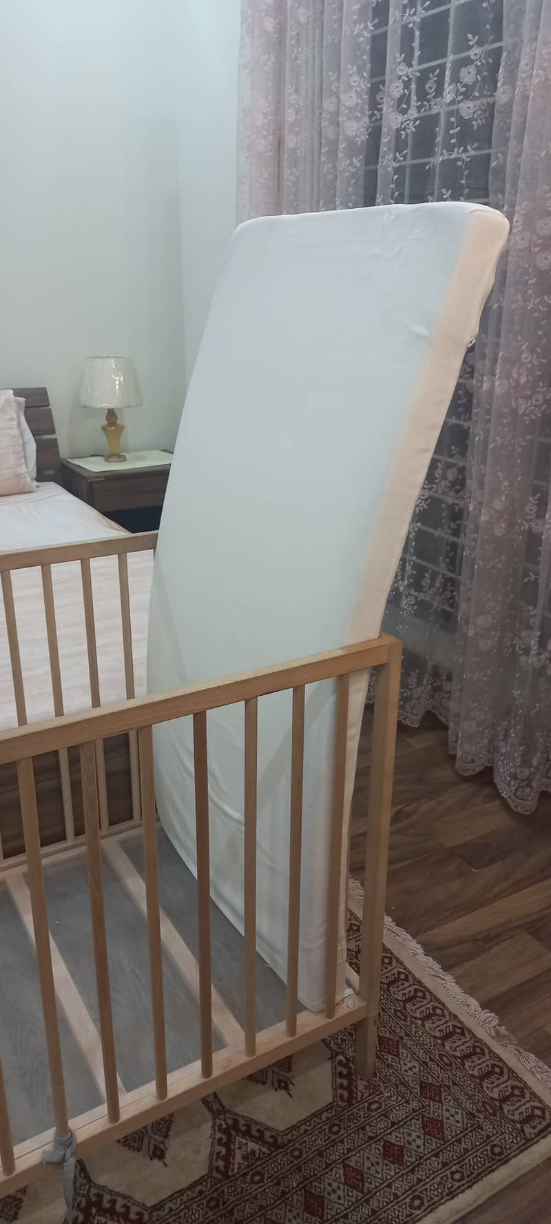 IKEA Sniglar Cot for sale with IKEA mattress 5