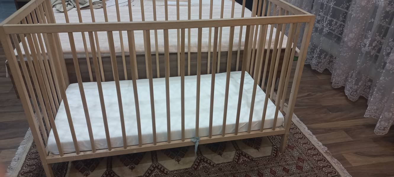 IKEA Sniglar Cot for sale with IKEA mattress 11