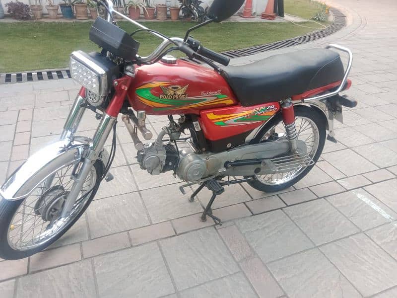 road Prince bike 70 Peshawar number 3