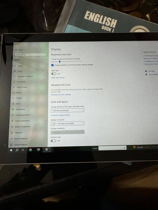 Surface Pro Touch screen i7 4690 8 256 ssd All ok With Keyboard Mouse 11