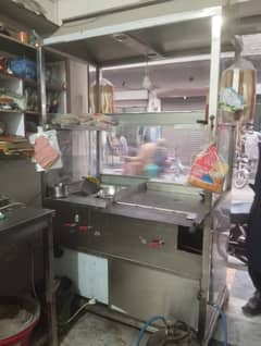 Burger & Shawarma counter for sale.