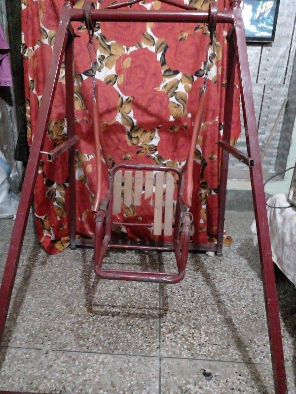 Red swing for kids 2