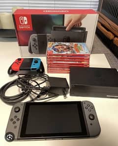 Nintendo Switch (v2) second gen with PRO Controllers