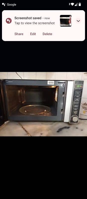 microwave with stand 1