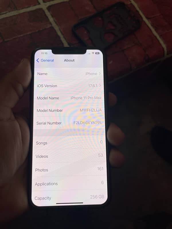 I phon 11 pro max 256gb non pta 8