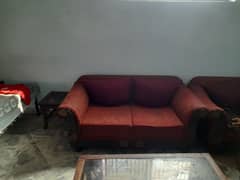 sofa set with 3 table