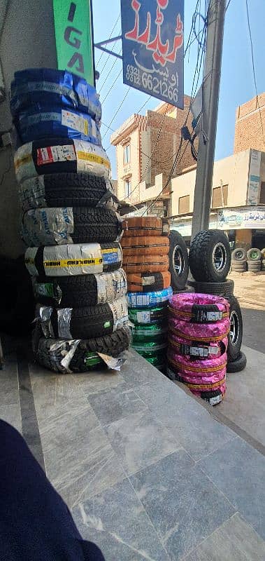 All Car's and truck Tyre are available 0