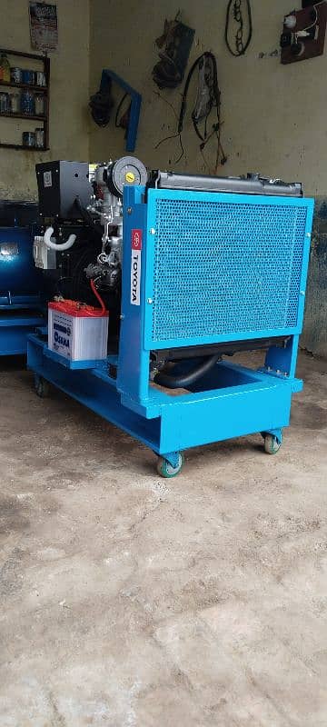 generator 15kva gas and Stamford denmo 1