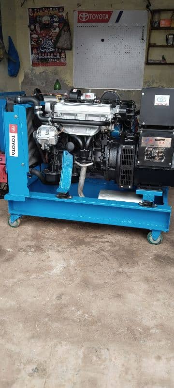 generator 15kva gas and Stamford denmo 2