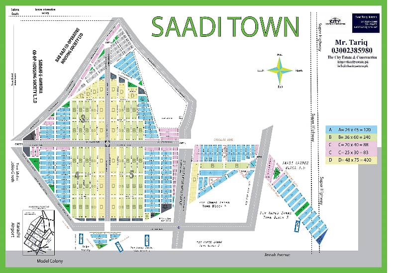 120, 240, 400 Sq Yd Plots Sell Purchase in Saadi Town And Saadi Garden Scheme 33 1