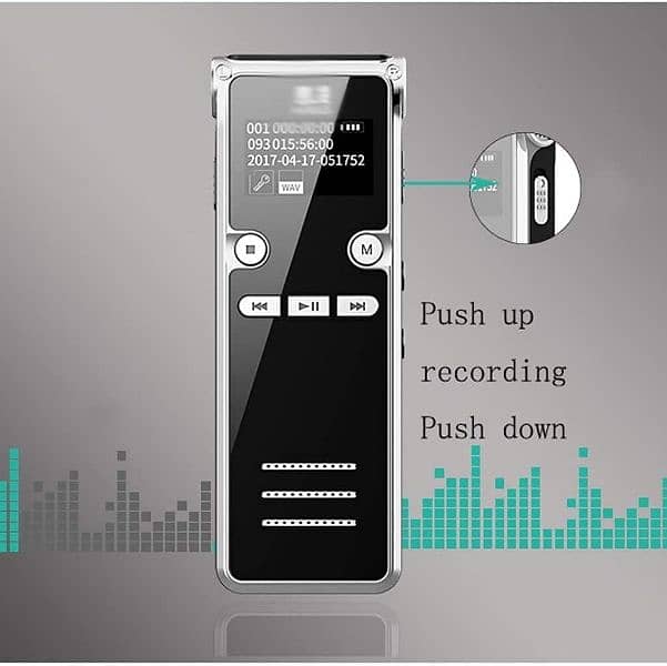 smart portable digital voice recorder audio recorder noice reduction 1