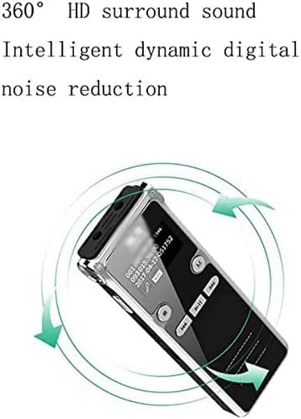 smart portable digital voice recorder audio recorder noice reduction 2