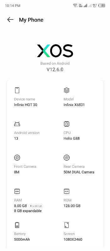 infinix hor 30 exchange possible 4