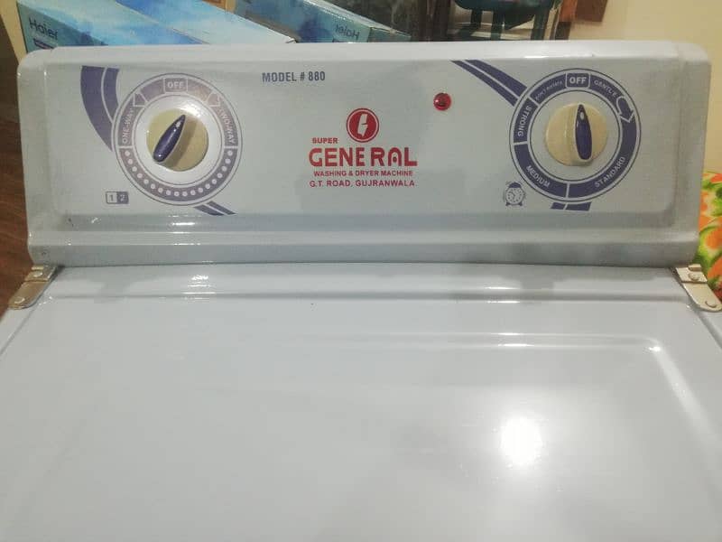 General model 880 Washing Machine in Metal 2