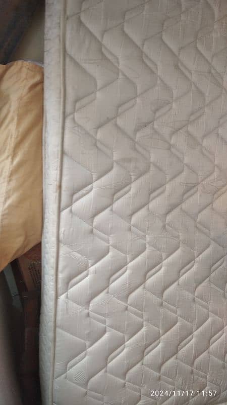 King Size Bed with Spring Mattress and Two side tables 8