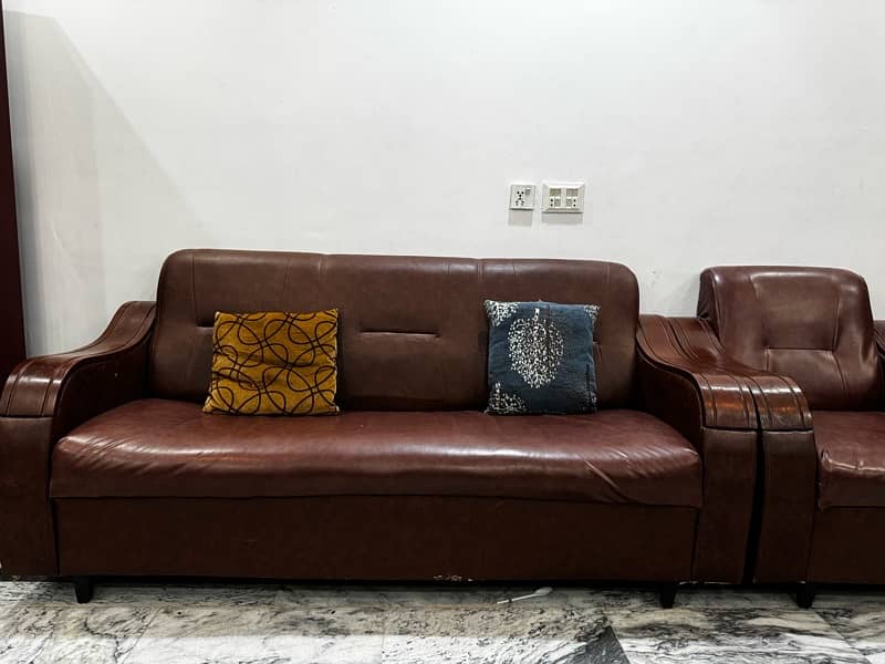 orignal leather sofa set 0